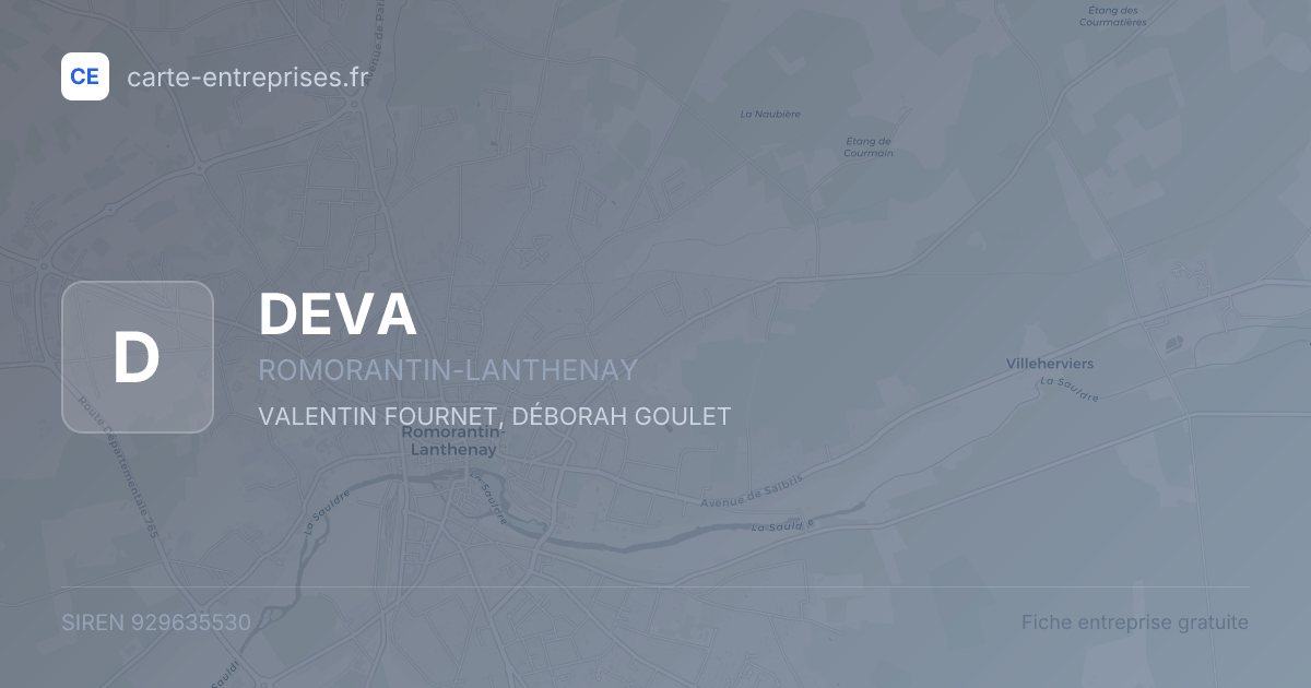 DEVA — 929635530 — fiche entreprise