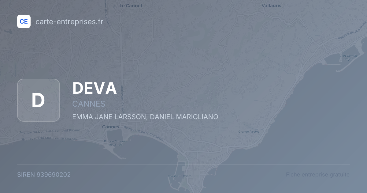 DEVA — 939690202 — fiche entreprise
