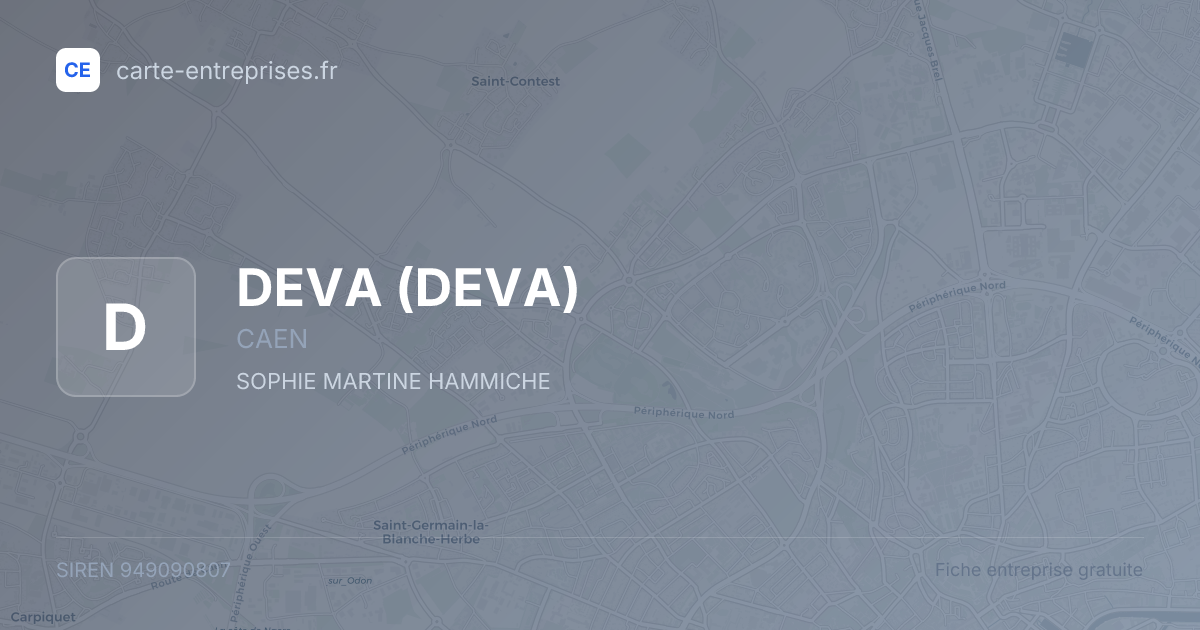 DEVA — 949090807 — fiche entreprise