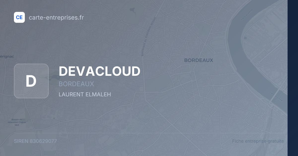 DEVACLOUD — 830629077 — fiche entreprise
