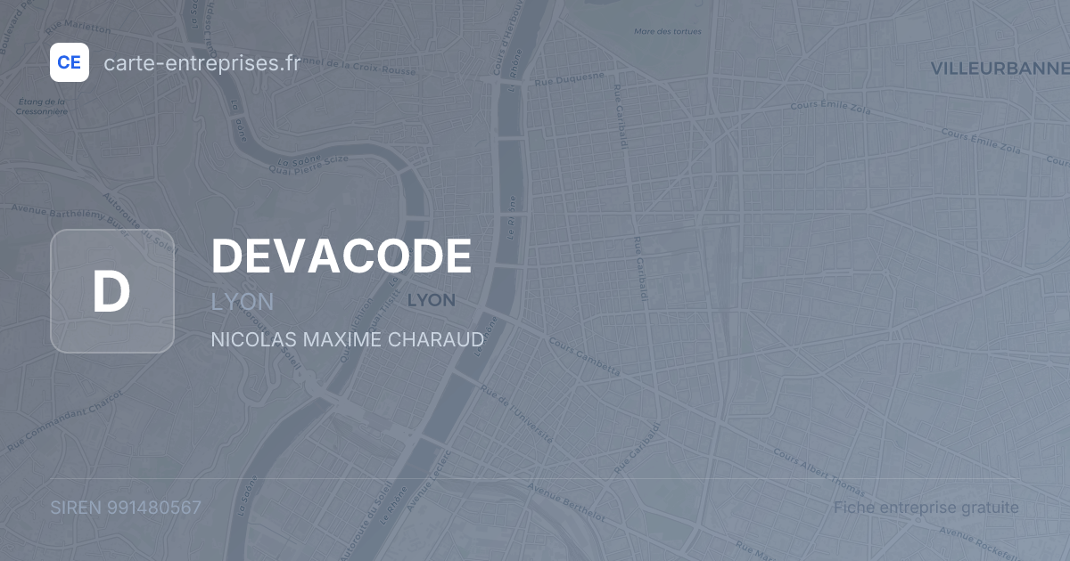 DEVACODE — 991480567 — fiche entreprise