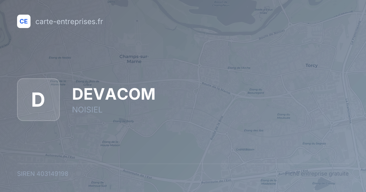 DEVACOM — 403149198 — fiche entreprise