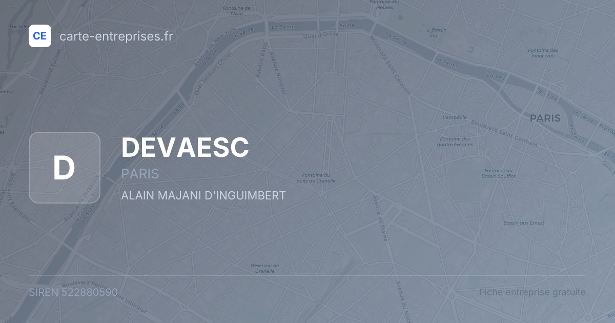 DEVAESC — 522880590 — fiche entreprise