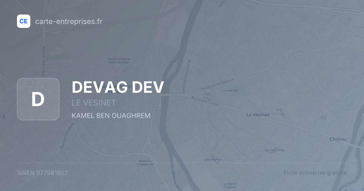 DEVAG DEV — 977981653 — fiche entreprise