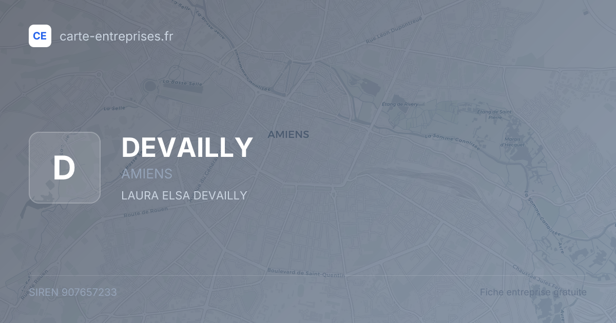 DEVAILLY — 907657233 — fiche entreprise