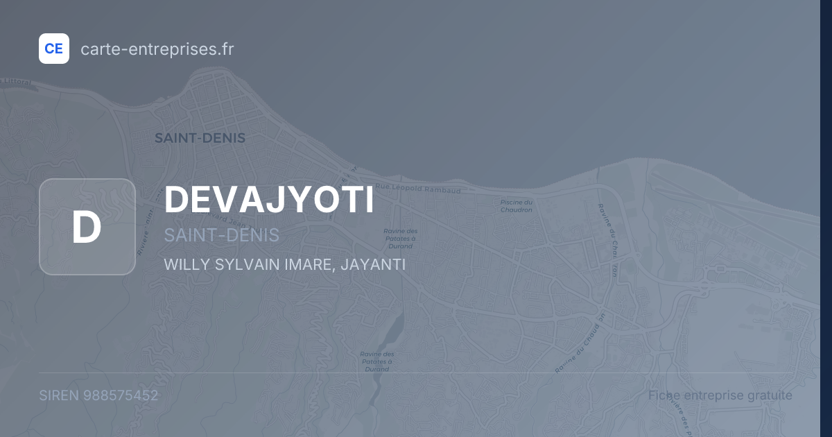 DEVAJYOTI — 988575452 — fiche entreprise
