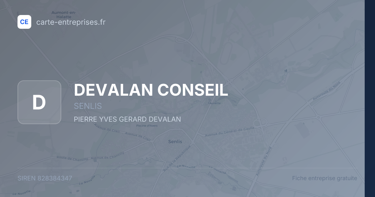 DEVALAN CONSEIL — 828384347 — fiche entreprise