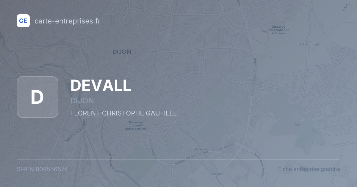 DEVALL — 809556574 — fiche entreprise