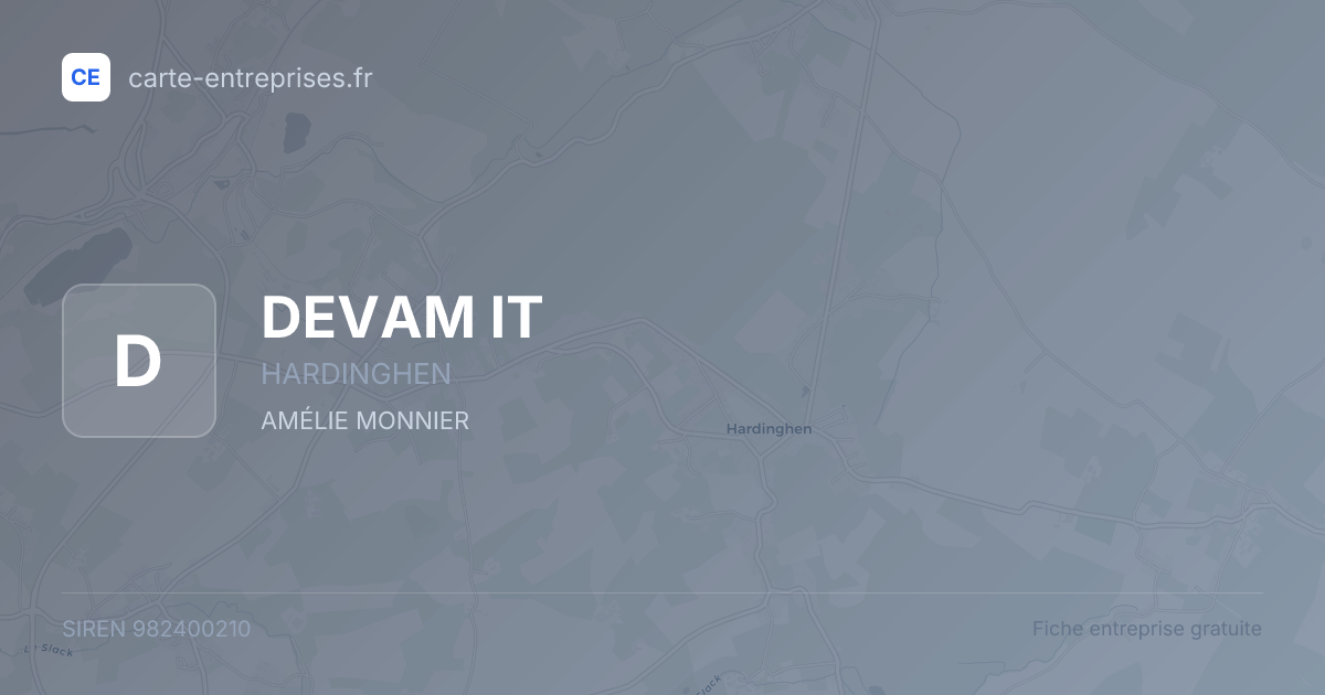 DEVAM IT — 982400210 — fiche entreprise