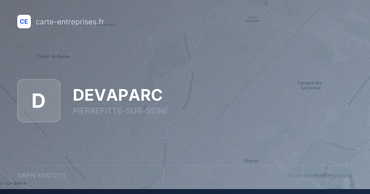 DEVAPARC — 351072111 — fiche entreprise