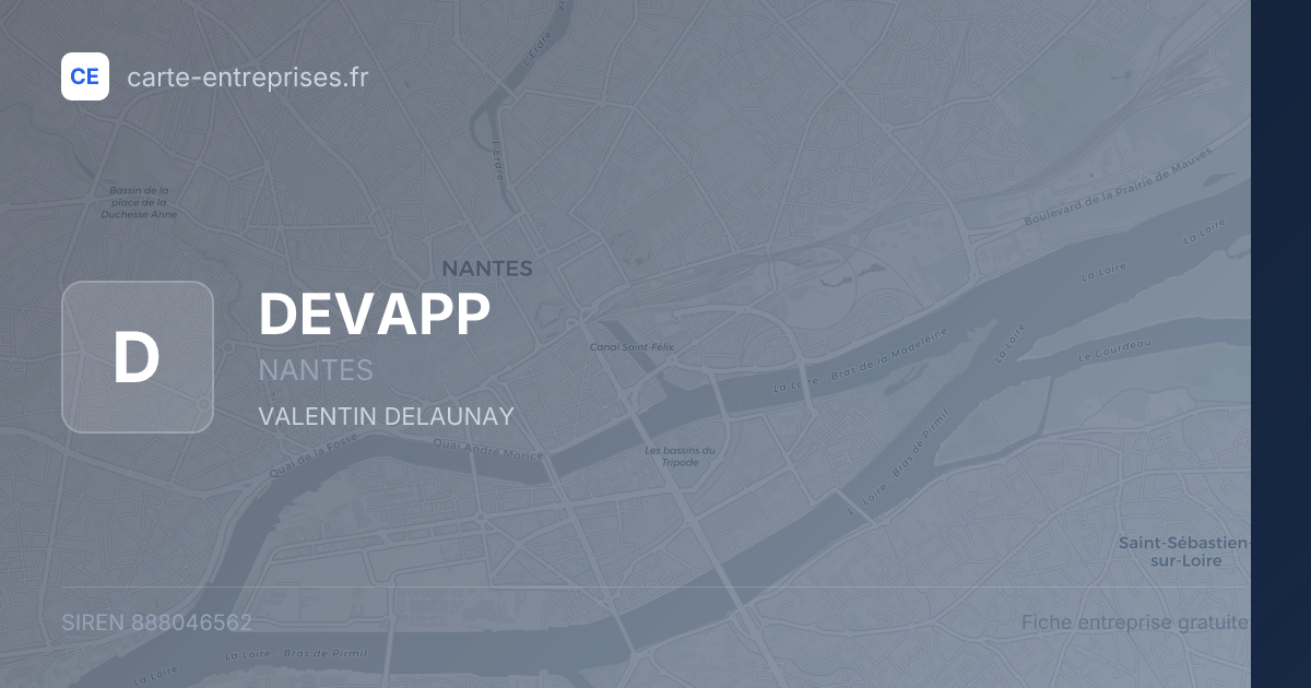 DEVAPP — 888046562 — fiche entreprise