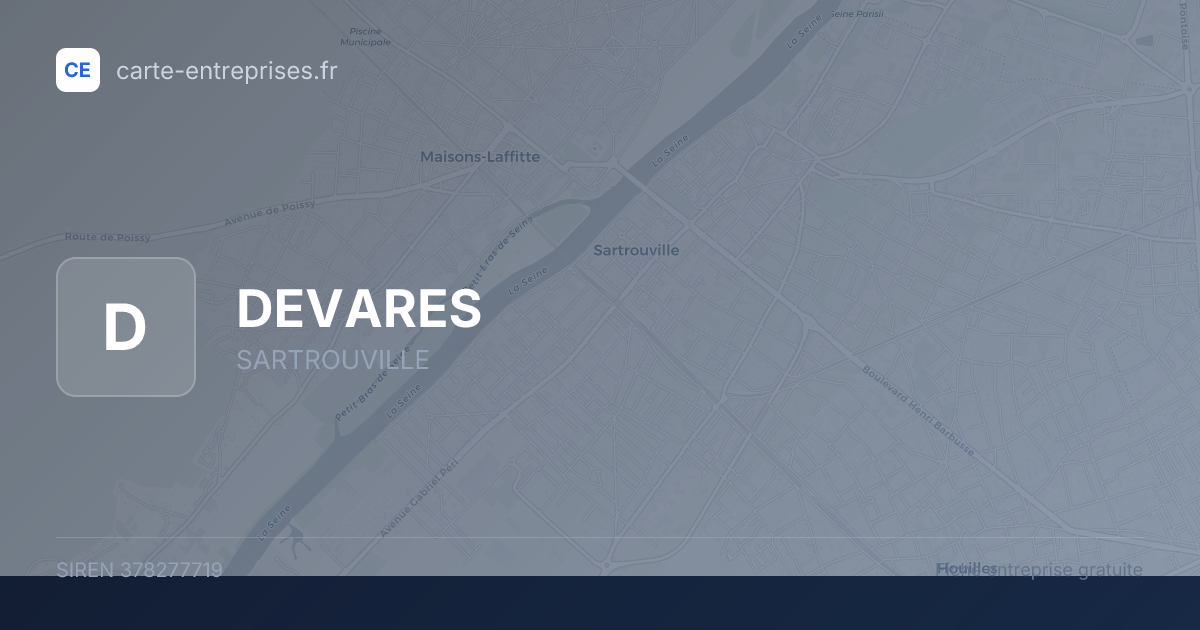 DEVARES — 378277719 — fiche entreprise