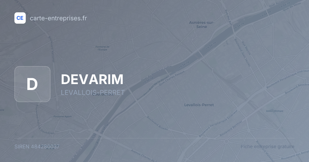 DEVARIM — 484280037 — fiche entreprise