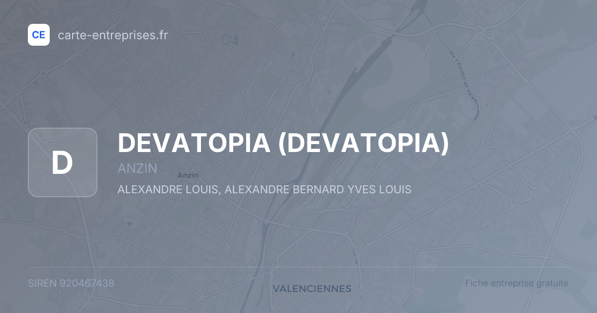 DEVATOPIA — 920467438 — fiche entreprise