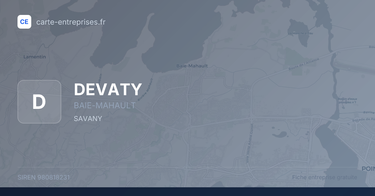 DEVATY — 980818231 — fiche entreprise