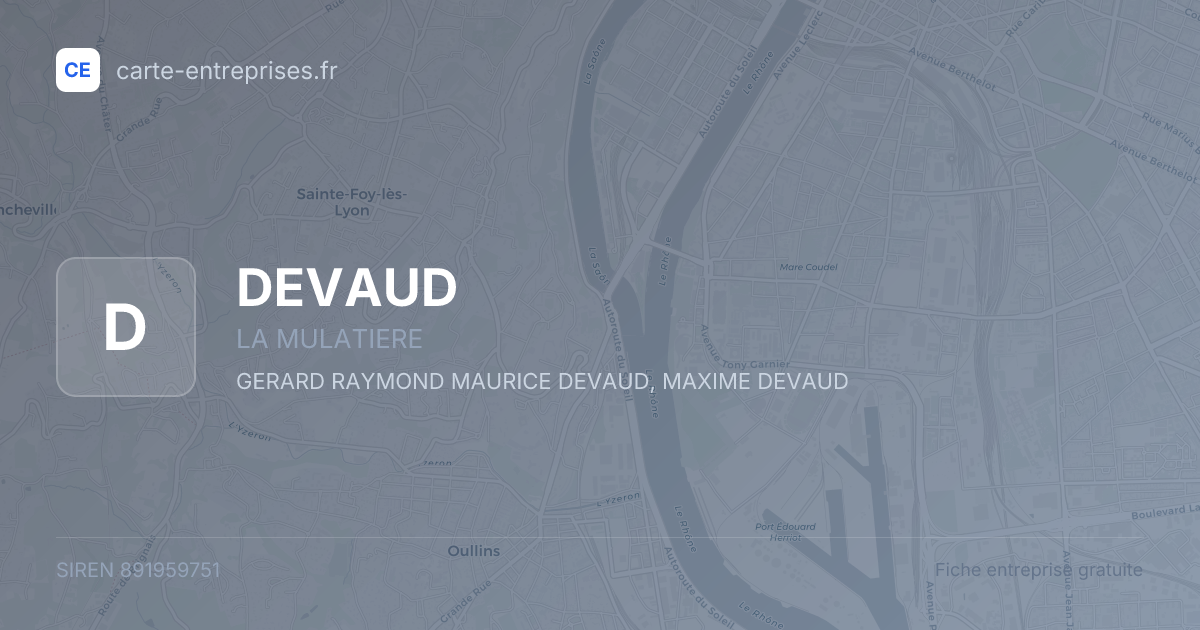 DEVAUD — 891959751 — fiche entreprise