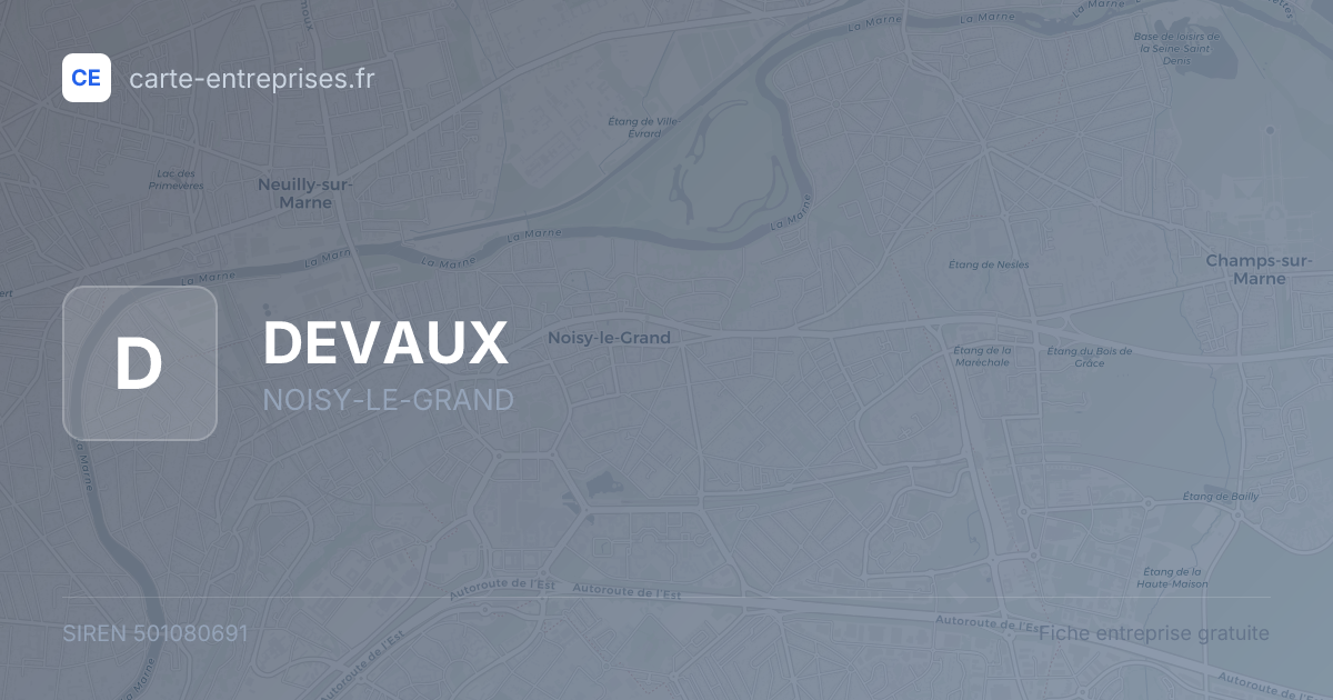 DEVAUX — 501080691 — fiche entreprise