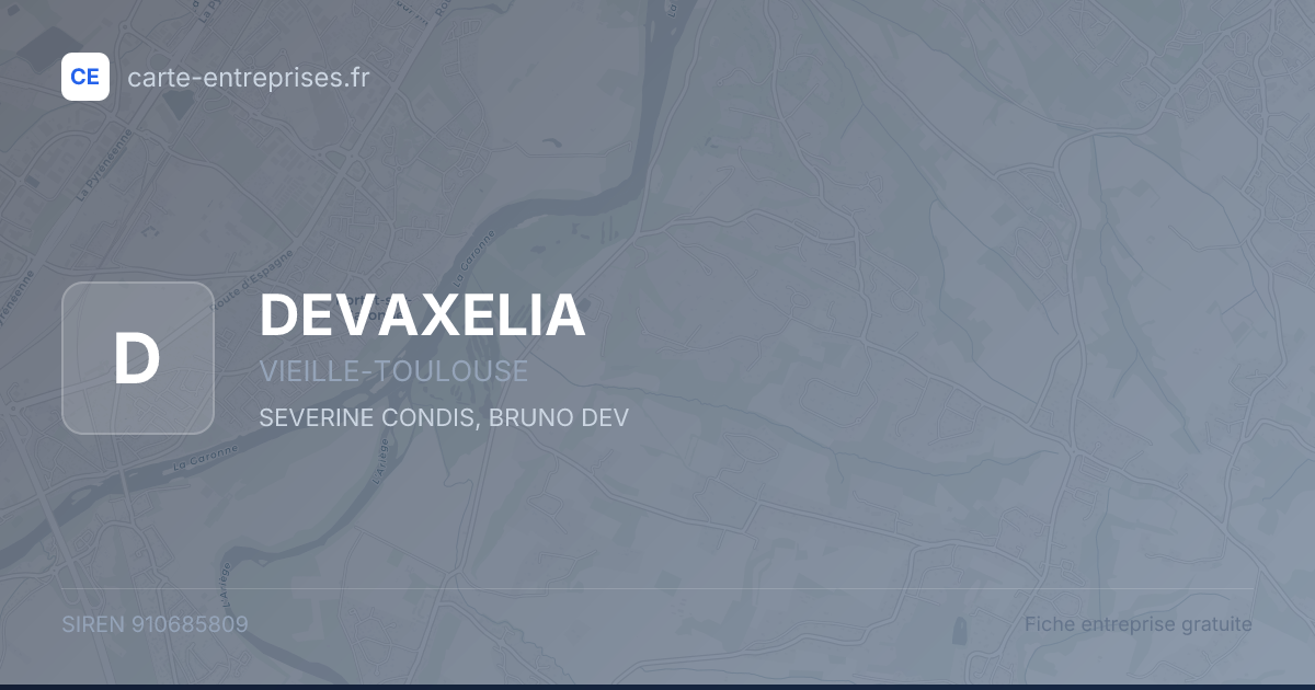 DEVAXELIA — 910685809 — fiche entreprise