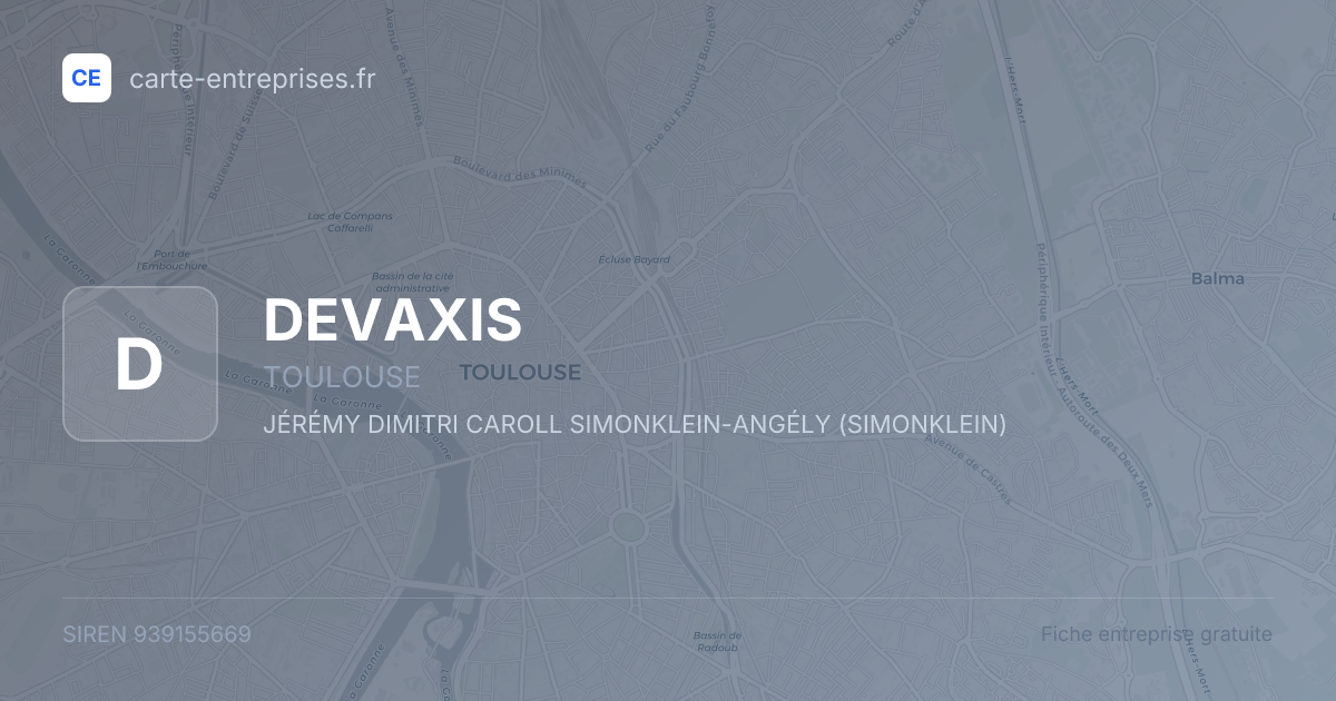 DEVAXIS — 939155669 — fiche entreprise