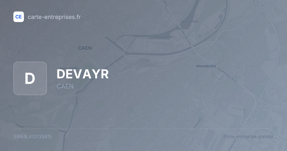 DEVAYR — 413135815 — fiche entreprise