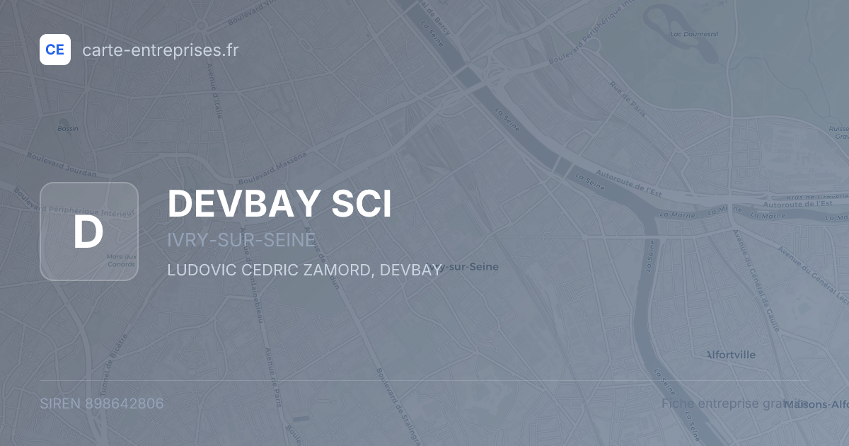 DEVBAY SCI — 898642806 — fiche entreprise