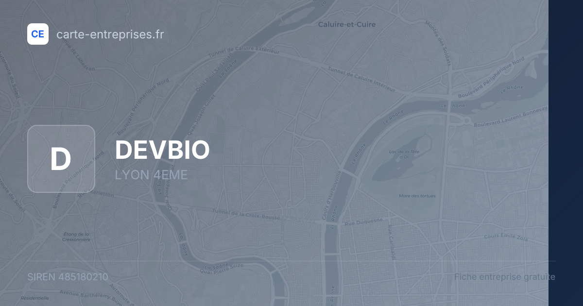 DEVBIO — 485180210 — fiche entreprise