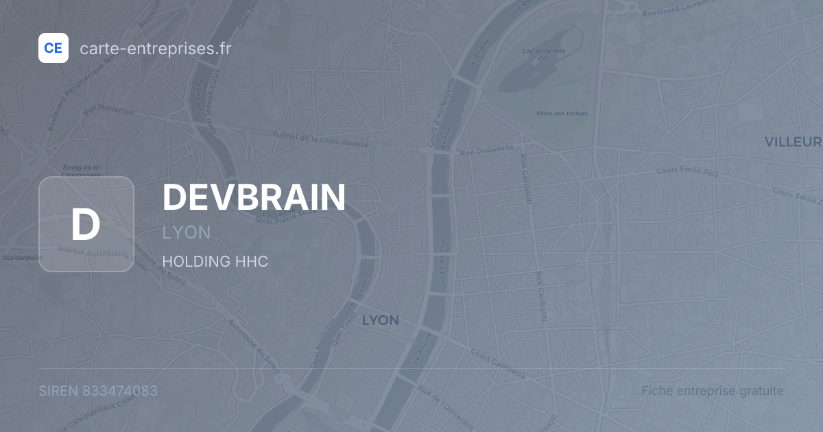 DEVBRAIN — 833474083 — fiche entreprise