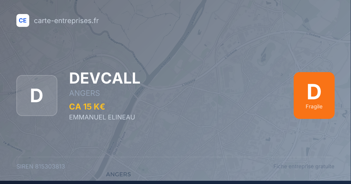 DEVCALL — 815303813 — fiche entreprise