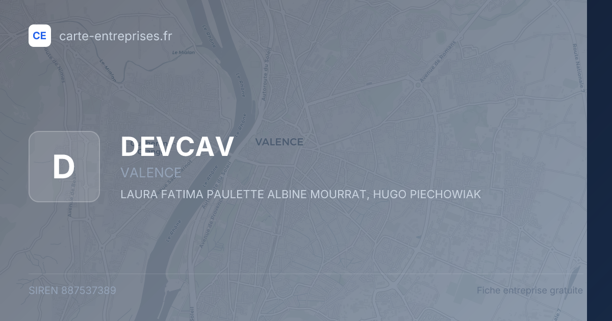 DEVCAV — 887537389 — fiche entreprise