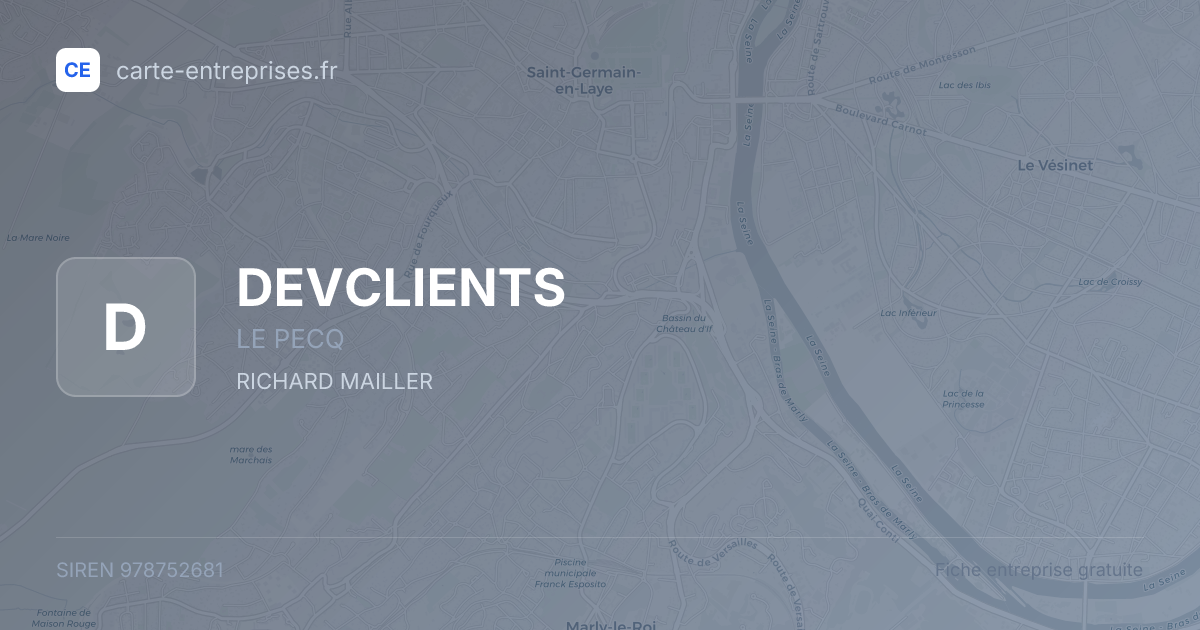 DEVCLIENTS — 978752681 — fiche entreprise