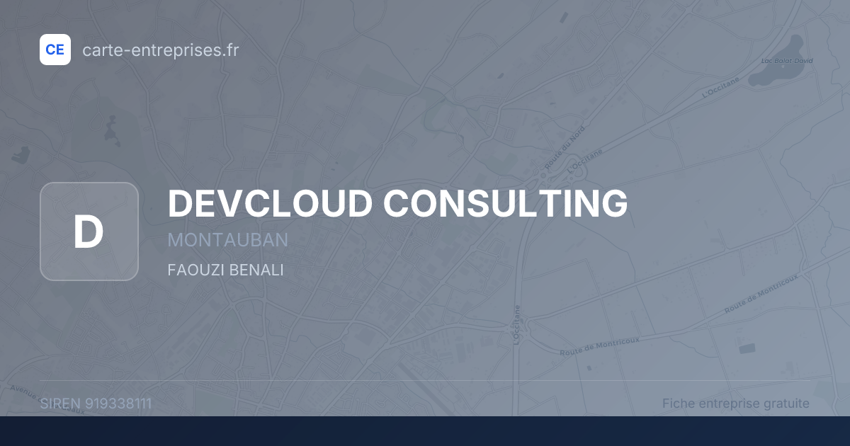 DEVCLOUD CONSULTING — 919338111 — fiche entreprise
