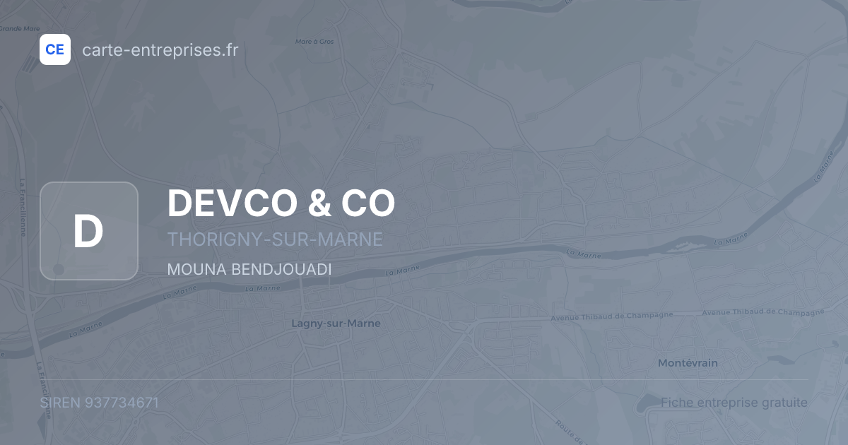 DEVCO & CO — 937734671 — fiche entreprise