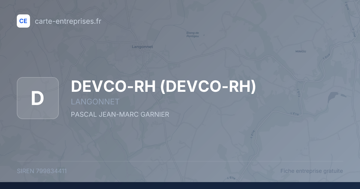 DEVCO-RH — 799834411 — fiche entreprise