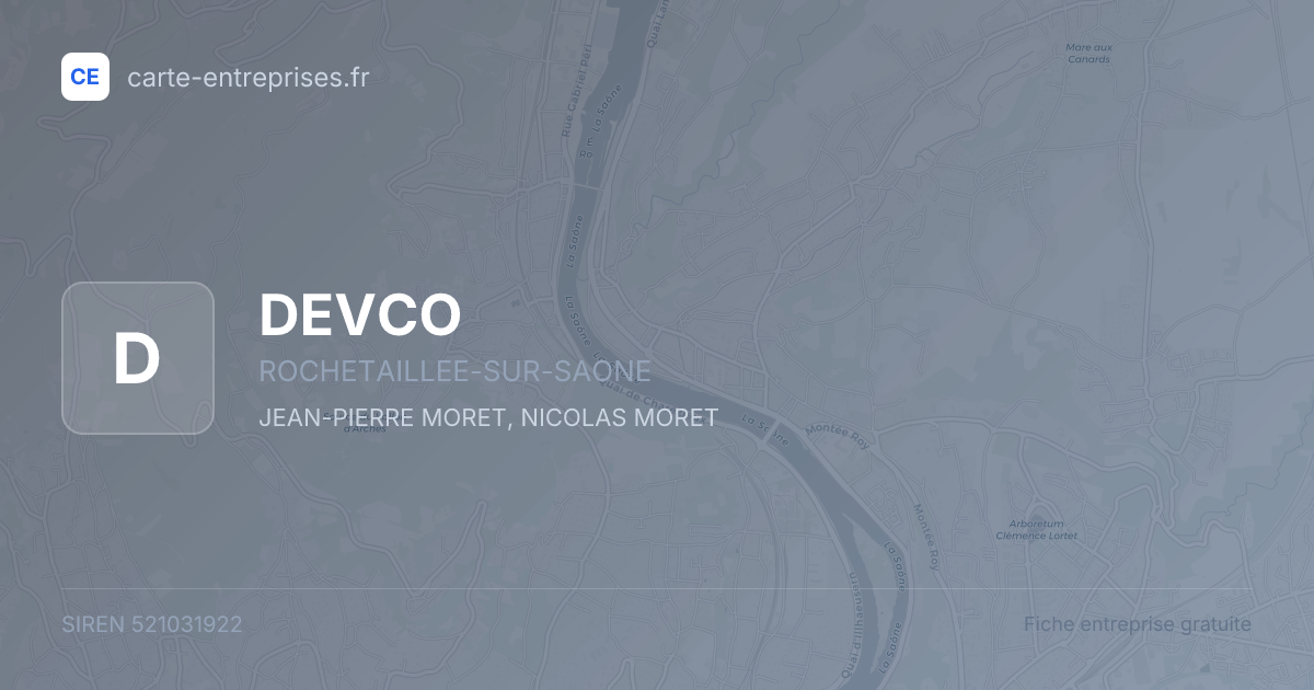 DEVCO — 521031922 — fiche entreprise
