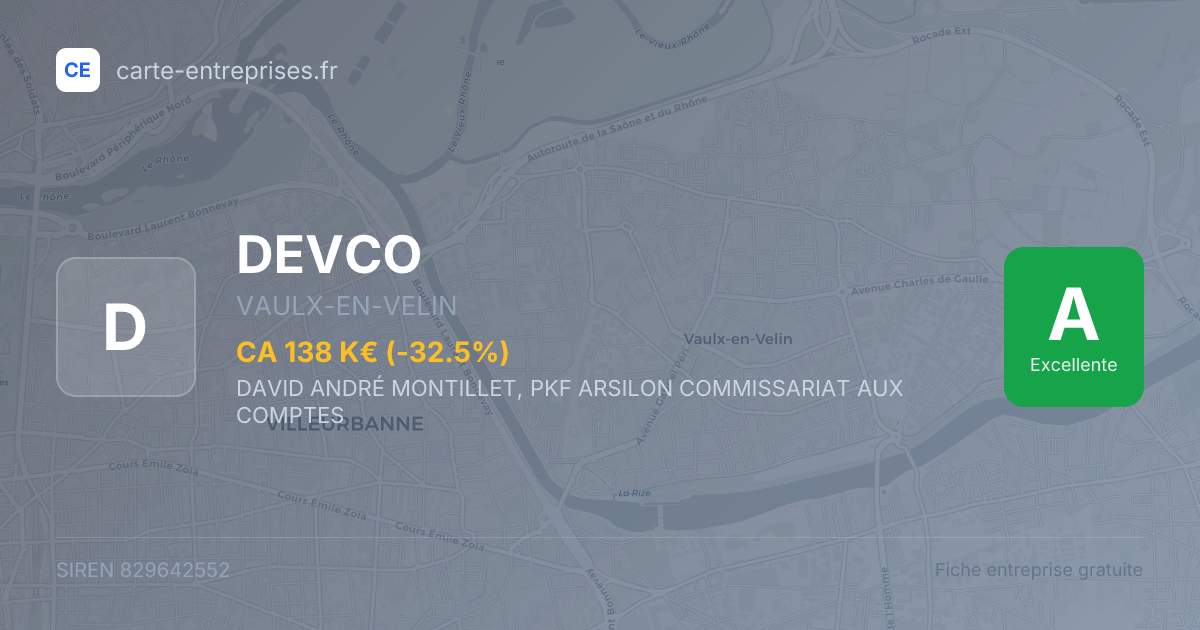DEVCO — 829642552 — fiche entreprise