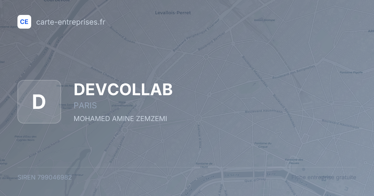 DEVCOLLAB — 799046982 — fiche entreprise