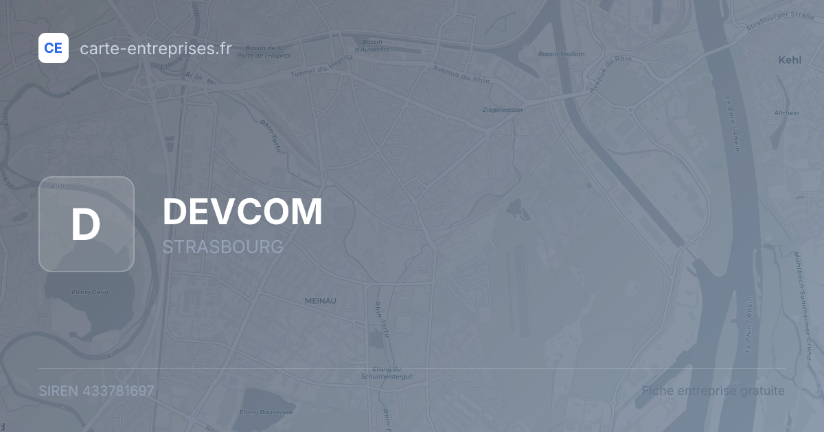 DEVCOM — 433781697 — fiche entreprise