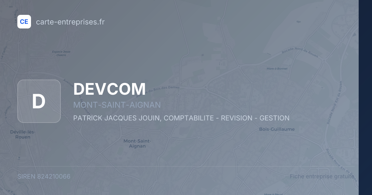 DEVCOM — 824210066 — fiche entreprise