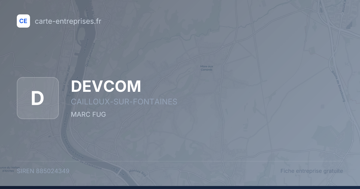 DEVCOM — 885024349 — fiche entreprise