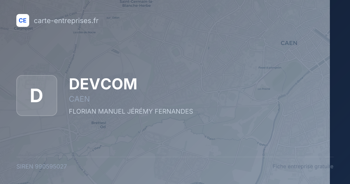 DEVCOM — 990595027 — fiche entreprise