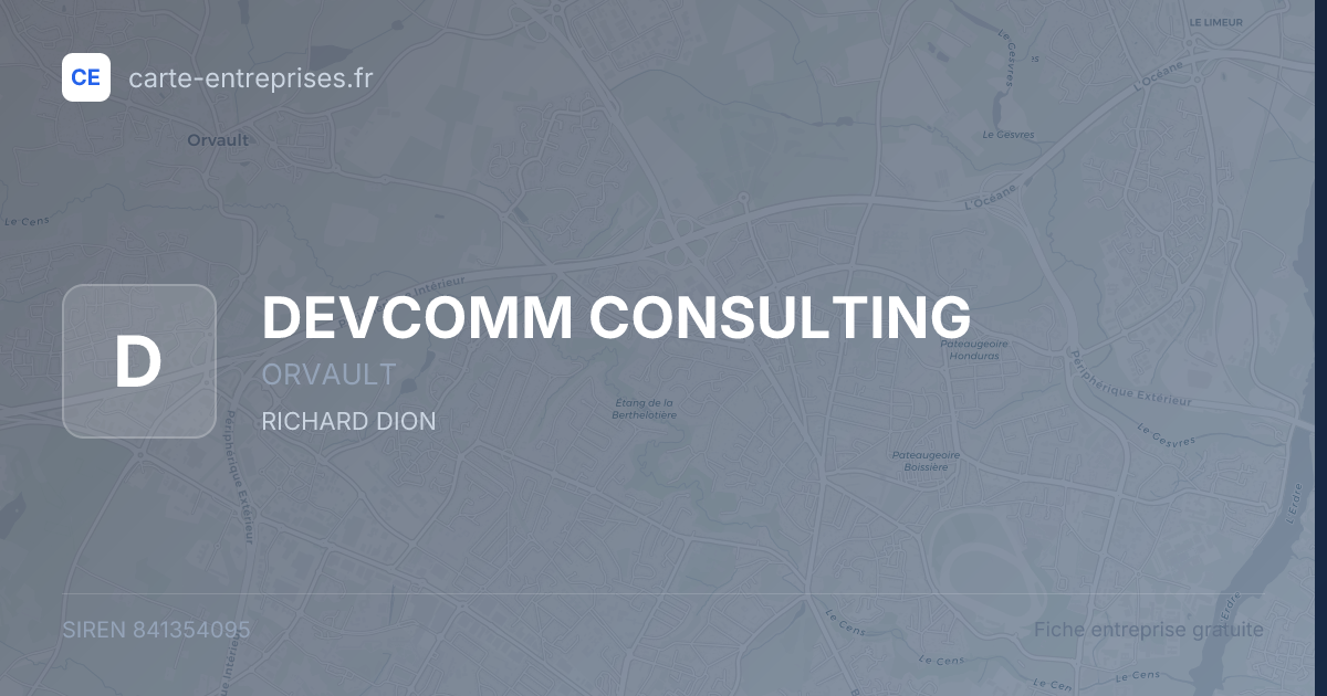 DEVCOMM CONSULTING — 841354095 — fiche entreprise