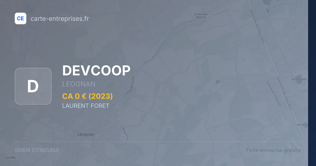 DEVCOOP — 517865655 — fiche entreprise