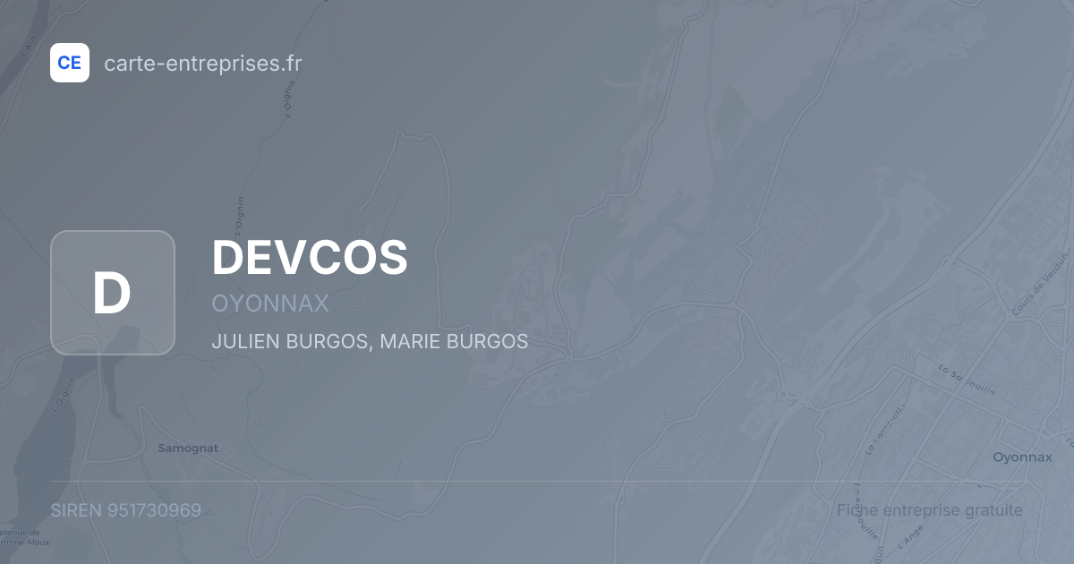 DEVCOS — 951730969 — fiche entreprise