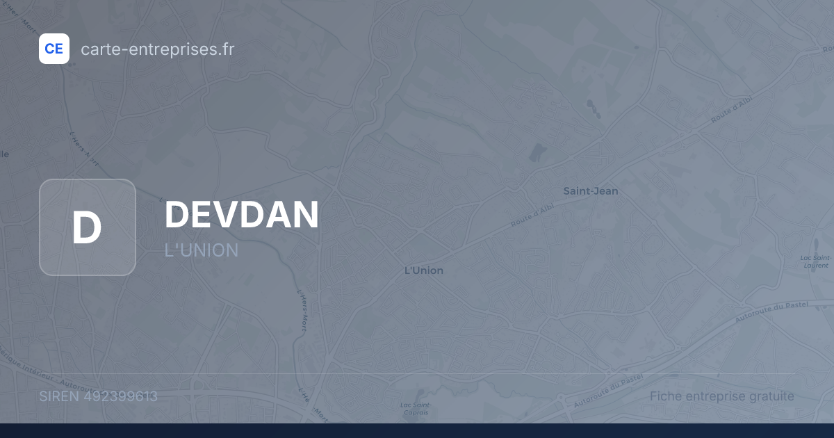DEVDAN — 492399613 — fiche entreprise