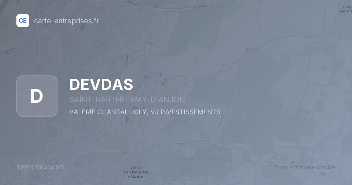 DEVDAS — 811404185 — fiche entreprise