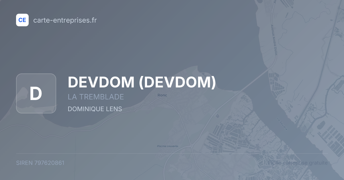 DEVDOM — 797620861 — fiche entreprise