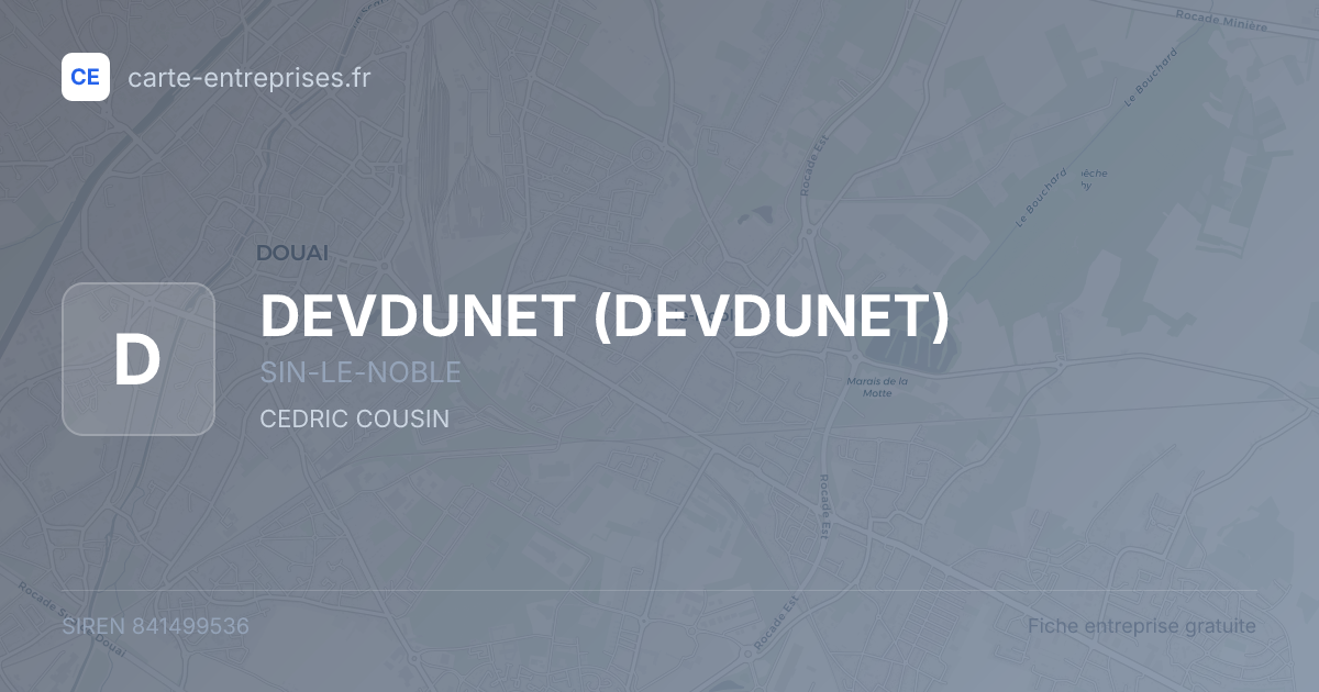 DEVDUNET — 841499536 — fiche entreprise