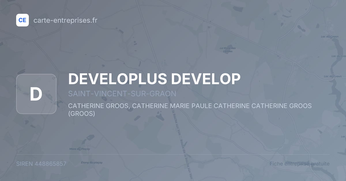DEVELOPLUS  DEVELOP — 448865857 — fiche entreprise