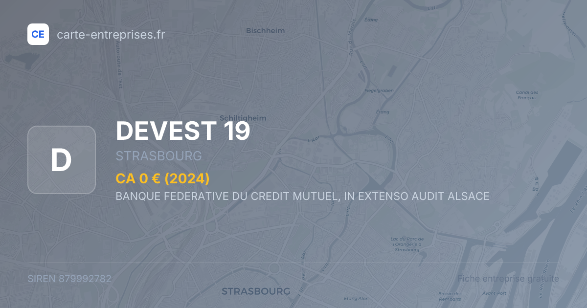 DEVEST 19 — 879992782 — fiche entreprise