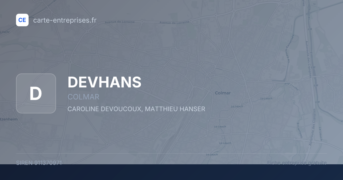 DEVHANS — 911370971 — fiche entreprise